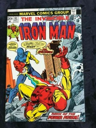 Sharp 1973 Marvel Invincible Iron Man 3 Comic Book 63 73 Double Cover 88 2