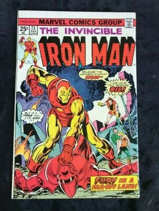 Sharp 1973 Marvel Invincible Iron Man 3 Comic Book 63 73 Double Cover 88 6