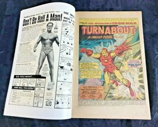 Sharp 1973 Marvel Invincible Iron Man 3 Comic Book 63 73 Double Cover 88 8
