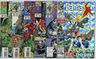 Fantastic Four 375 - 393 Avg.  Nm,  9.  6 White Pages Marvel 1993