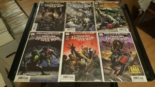 Spider - Man 17,  18,  19,  20,  21,  And 22 Kraven " Hunted " Complete Run Nm