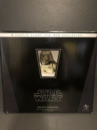 Gentle Giant Star Wars Death Trooper Deluxe Mini Bust Web Exclusive 549/1500