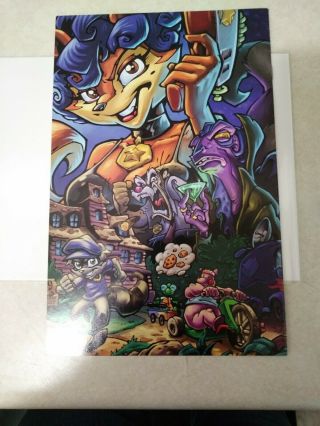 ADVENTURES OF SLY COOPER 1 and 2 RARE GIVEAWAY PROMO Comic from GAMEPRO 6