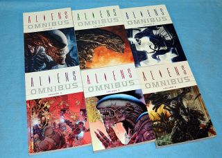 Complete Tpb Set Aliens Omnibus Volumes 1 - 6 Dark Hose Graphic Novels