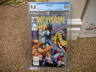 Wolverine 4 Cgc 9.  8 Marvel 1989 1st Appearance Of Bloodsport 1st Roughouse