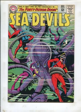 Sea Devils 21 The Forty - Fathom Doom (8.  5) 1965