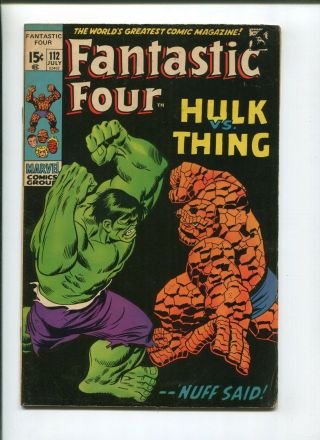 Fantastic Four 112 (6.  0) Battle Of The Behemoths 1971
