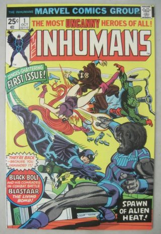 The Inhumans 1 Marvel Comics 1975 First Issue George Perez