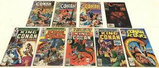 King Conan 1980 1 2 3 4 55 Final Issue Vol.  1 100 150 275 1993 Last Set Marvel