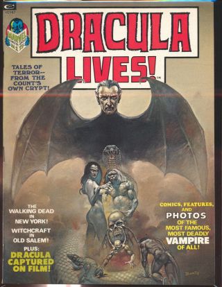 Dracula Lives 1 (1973) Vallejo Cover Gene Colan/stan Lee/marv Wolfman Fine/vf