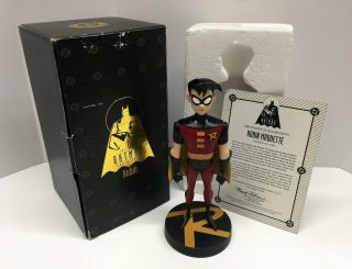Batman Animated Series Btas Robin Maquette Statue W/coa Mib Dc Direct Wb Store