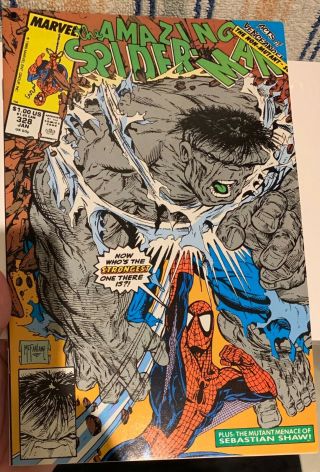 Spider - Man 328 (jan 1990,  Marvel) Nm Mcfarlane Cover 
