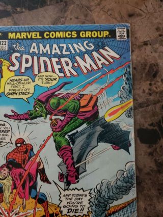 Spider - Man 122 - Death of Green Goblin VG/Fine Cond. 4