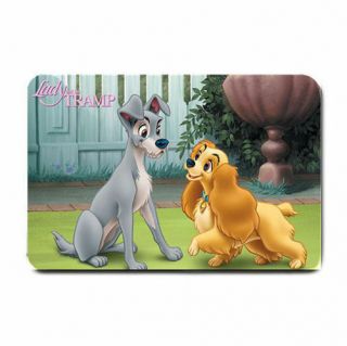 The Lady And The Tramp Colorful Soft Topping Surface Table Large Mouse Pad