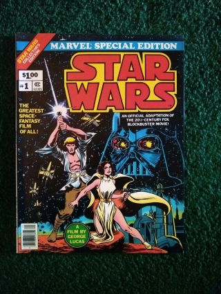 Star Wars 1 Marvel Comics 1977 Comic Book Special Edition Oversized Nm