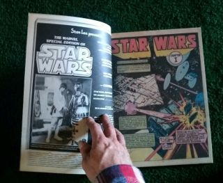 STAR WARS 1 Marvel Comics 1977 Comic Book Special Edition Oversized NM 4