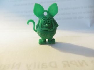 1960s Rat Fink Charm Green Ring Hole Ed Roth Figure