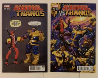 Thanos Vs Deadpool 1,  2 Variant
