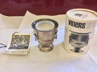 Viners Of Sheffield Vintage Miniature Silver Plated Wine Cooler