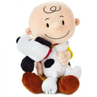 Peanuts® Charlie Brown And Snoopy Hugging Stuffed Animal,  8.  75 " Nwt