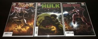 Immortal Hulk 1 Thor 1 Tony Stark Iron Man 1 Connecting Party Variants Nm