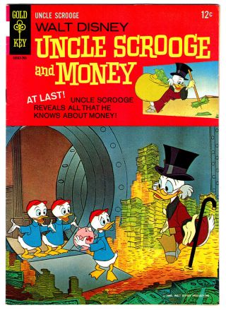 Walt Disney Uncle Scrooge And Money In Vf A 1967 Gold Key Comic