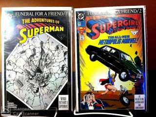Superman Funeral For A Friend 1 2 3 4 5 6 7 8 (dc) Complete Set