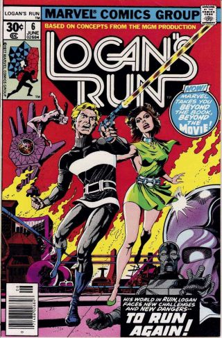 Logans Run 6 1st Thanos Solo Story Avengers Endgame First Print Htf Rare Nm