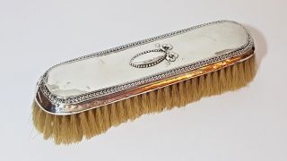 Antique Sterling Silver Clothes Brush - Birmingham 1910