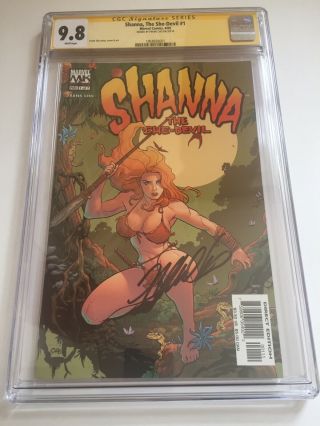Shanna The She Devil 1 Cgc 9.  8 Ss Signed Frank Cho