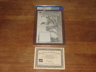 Spider - Man 1 Marvel Authentix Sketch Cover Cgc 9.  8 With 5006/6500