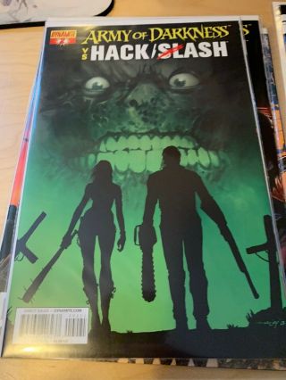 Dynamite Comics Army of Darkness vs Hack/ Slash Issues 1 to 6 5