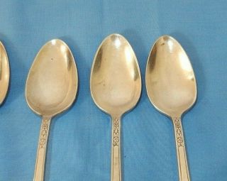 Rogers International Silver Silverplate Lovelace 1936 Teaspoon Spoons - 6 3