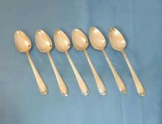 Rogers International Silver Silverplate Lovelace 1936 Teaspoon Spoons - 6 5
