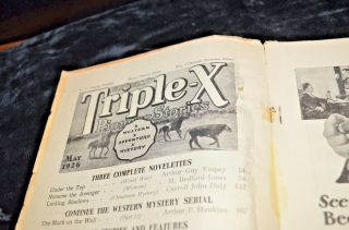 TRIPLE - X PIONEER STORIES MAY 1926 H.  BEDFORD JONES GUY EMPEY PULP 7