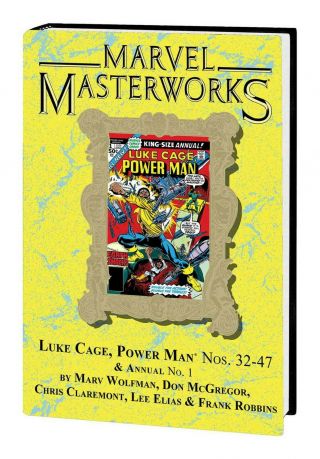 Marvel Masterworks Comics Luke Cage Power Man 271 Var Ed Hc Hardcover