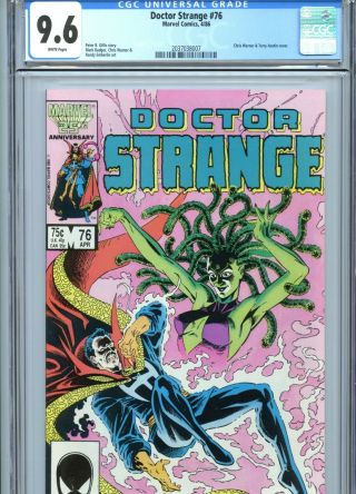 Doctor Strange 76 Cgc 9.  6 White Pages Marvel Comics 1986
