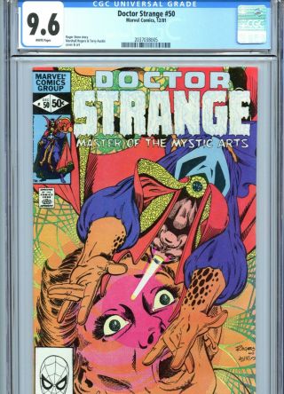 Doctor Strange 50 Cgc 9.  6 White Pages Marvel Comics 1981