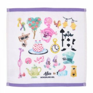 Disney Store Japan Alice In Wonderland Mini Towel Suisai Icon From Japan F/s