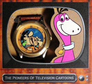 P333.  Hanna - Barbera The Flintstones Pioneers Of Animation Le Fossil Watch (1996)