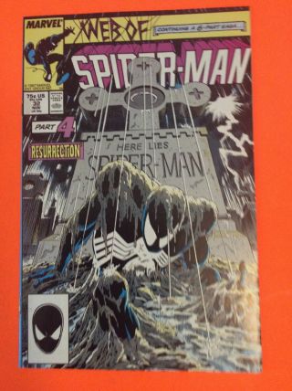 Marvel Comics 1987 Web Of Spiderman 32 Kraven 