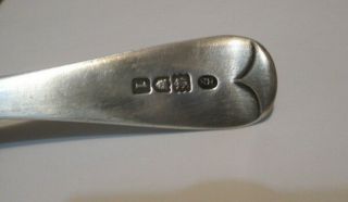 Large Antique Hallmarked Spoon Silver Plate Or Coin Silver ?? Unknown