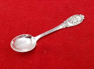Trysil Knut Hotel Norway Norge Silverplate Souvenir Spoon 60 Grhs 4 1/8 "