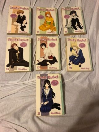 Fruits Basket Manga Books 11 - 17 Natsuki Takaya English Volumes