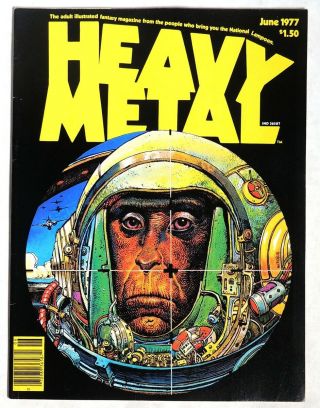 P085.  Heavy Metal 3 Hm Communications 7.  5 Vf - (june 1977) Moebius Cover Art