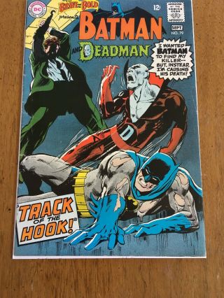 Brave And The Bold 79 Fn,  (9/68) Batman And Deadman Neal Adams Art