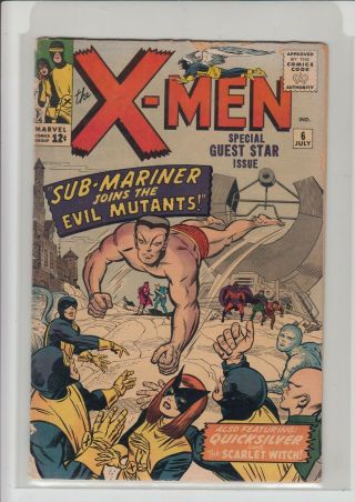 The X - Men 6 - Magneto Team Up With Sub - Mariner,  4.  5 Vg,  Wow Gem Look No Reserv