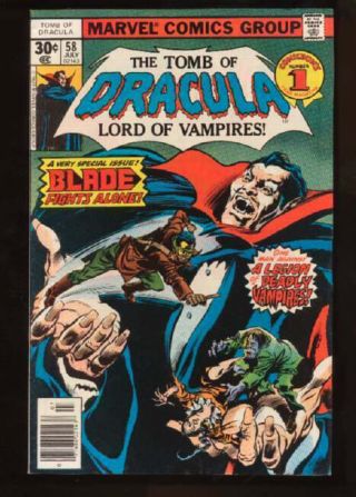 Tomb Of Dracula (1972 Series) 58 In Very Fine.  Marvel Comics [ 6q]