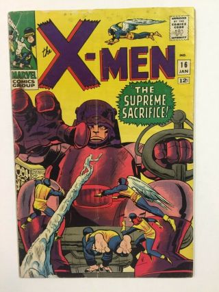 Uncanny X - Men 16 Silver Age (1966) Stan Lee And Jack Kirby