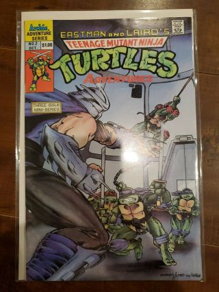 Teenage Mutant Ninja Turtles 1 & 2 (1988,  Marvel) 1st Bebop & Rocksteady 3